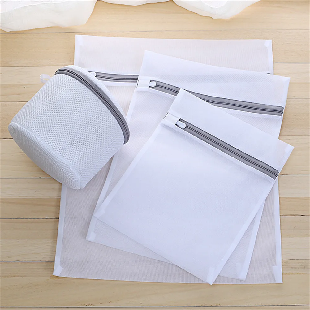 

Сетчатый мешок для стирки из полиэстера, мешки для стирки белья сетчатая корзина для белья, сумки для стирки одежды