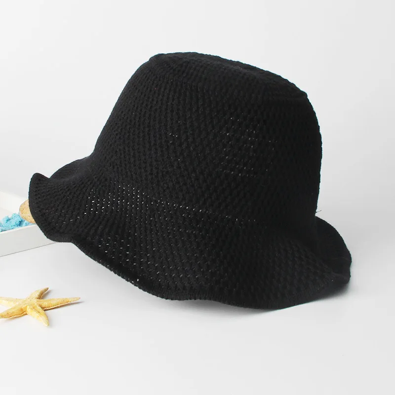 Корейские летние складной соломенная шляпа Для женщин вязаная Панама Шапки