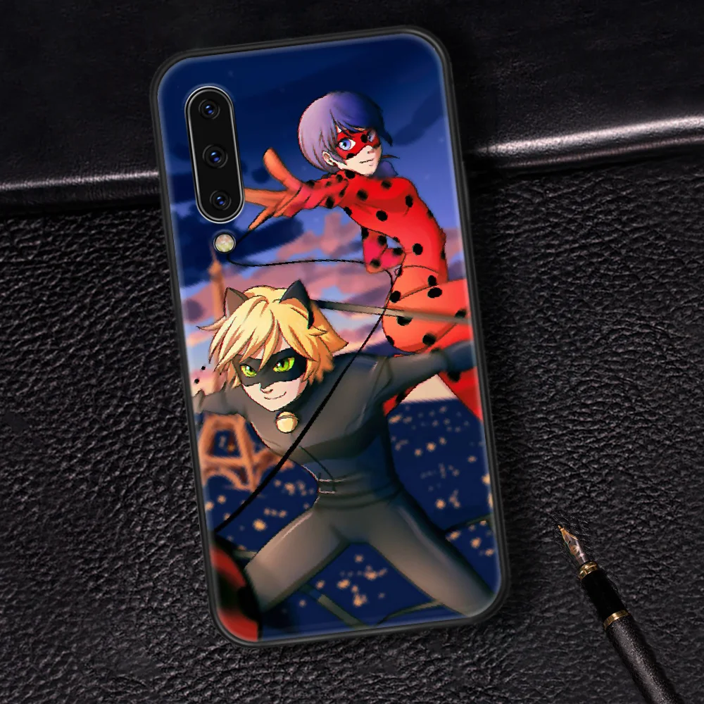 

Seven Star Ladybug Girl Anime Phone Case Cover For Samsung Galaxy A7 8 10 20 20e 21 30 30S 31 41 50 50S 51 70 71 91 black Cover