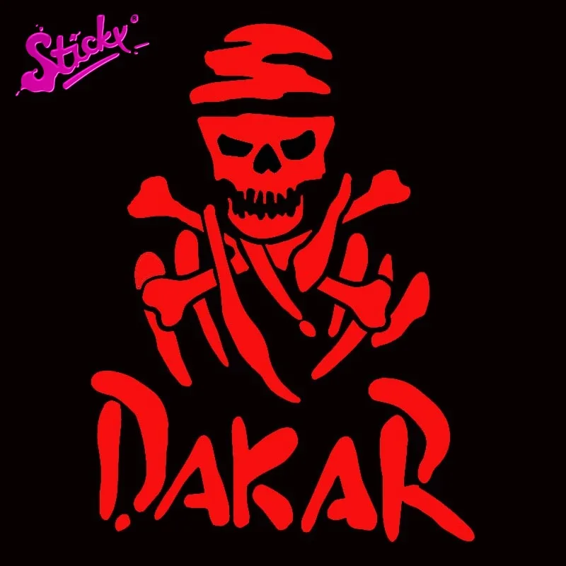 

STICKY Rally Racing Dakar Fun Badge Brand Car Sticker Decal Decor Motorcycle Off-road Laptop Trunk PVC Vinyl Stickers