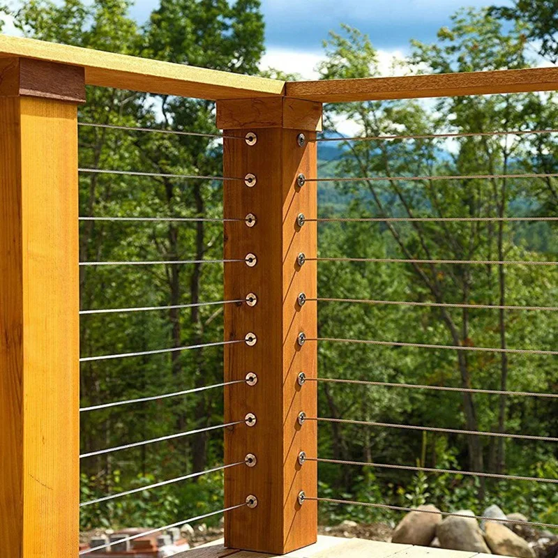 Кабельные перила Swage резьбовые шпильки Натяжные концевые клеммы для 1/8 кабельных