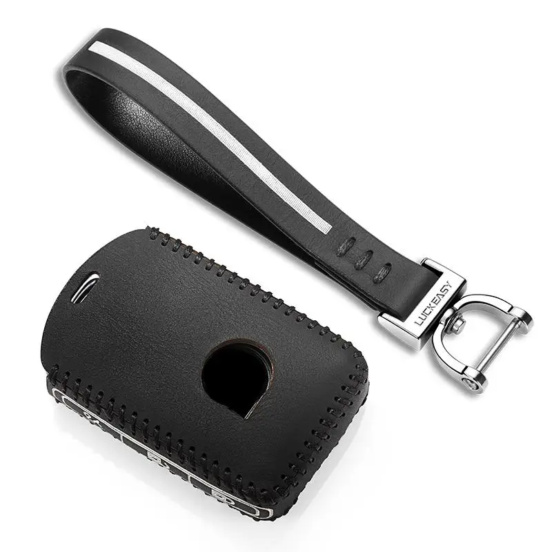 

Car Key Bag cover Auto OEM For VOLVO XC90 S90L 2016-2020 LEATHER HOLSTER Car Key Case XC60 Car accessories