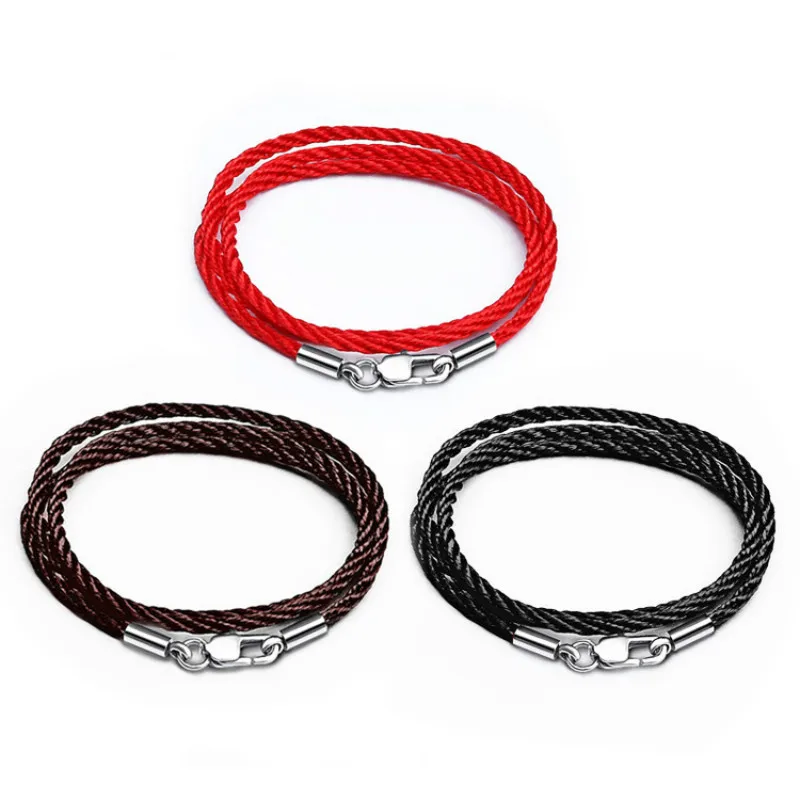 Хлопковая веревка 2 мм 3 длинные ожерелья и подвески фурнитура сделай сам