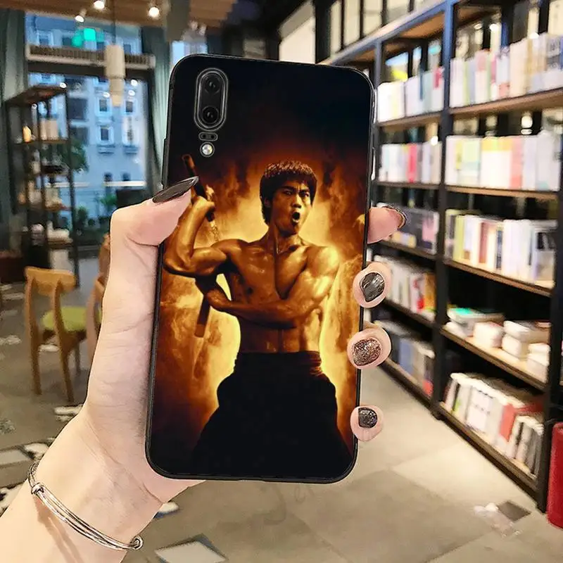 

Bruce Lee Kungfu Taekwondo soft shell Phone Case For Huawei honor Mate P 10 20 30 40 Pro 10i 9 10 20 8 x Lite