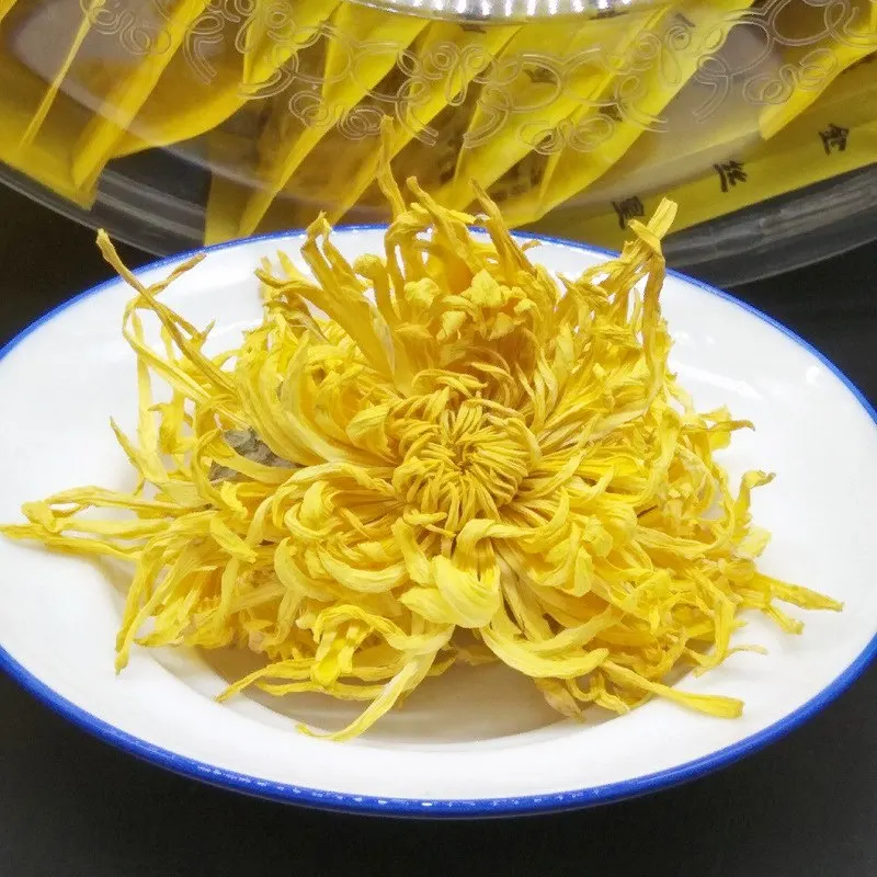 30 пак./кор. коробка Чай с хризантемами золотой шелк Королевский супер премиум