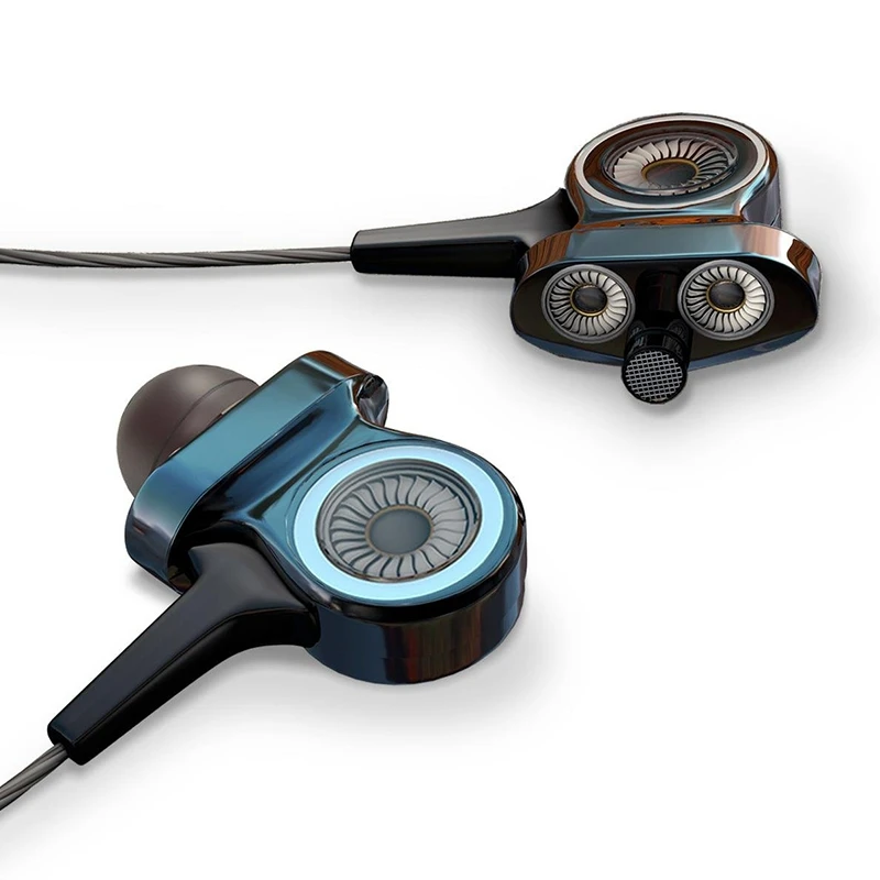 Модные спортивные наушники проводные HiFi супер бас стерео с микрофоном доступны