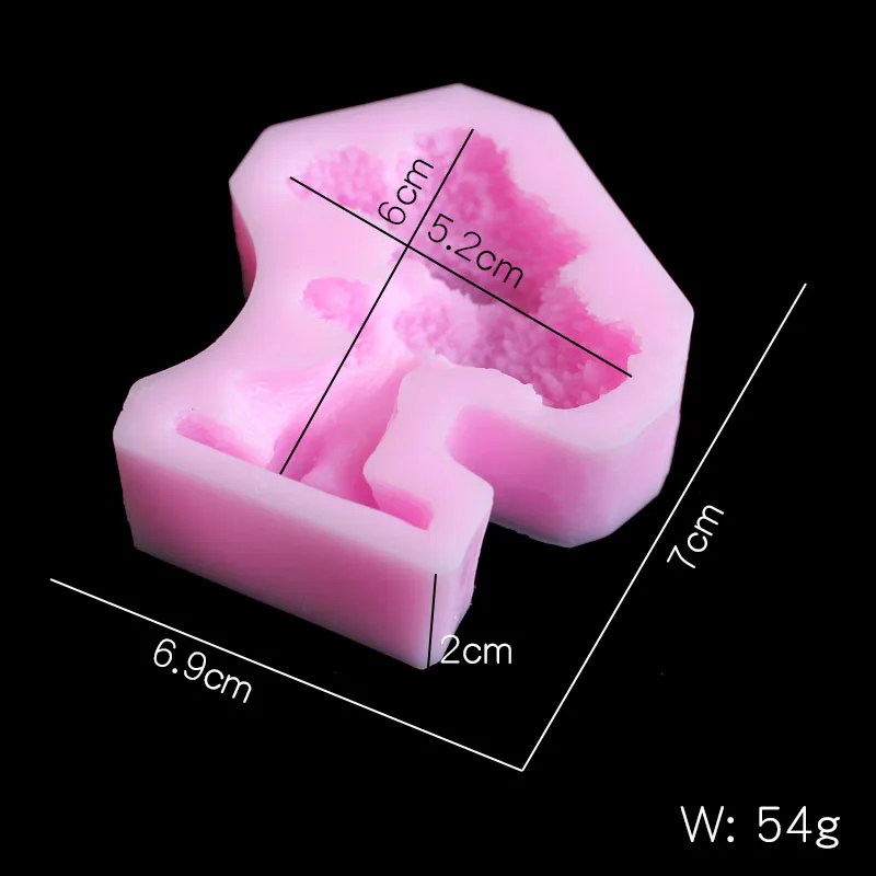 Pine Bonsai Silicone Mold Decoration Tool Chocolate Mold Cake, Gumpaste Mold, Aromatherapy Wax Clay Gypsum Mold, Sugarcraft, Kit