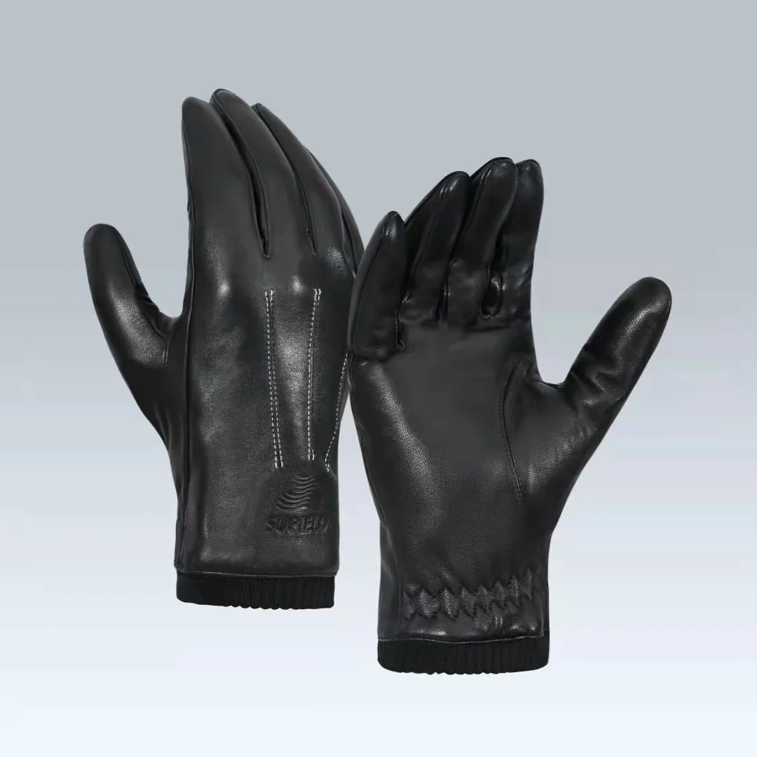 

Xiaomi Supield supao aerogel cold proof and warm leather gloves 100% sheep skin winter velvet thickening touch Screen Gloves