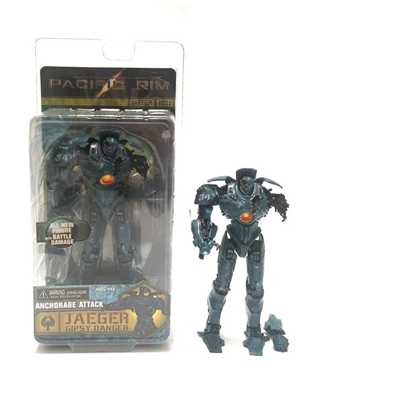 

Pacific Rim Movie Series 18Cm Battle Damaged Version Jaeger Gipsy Danger Mecha Robot Action Figures Pvc Model Toys 31984