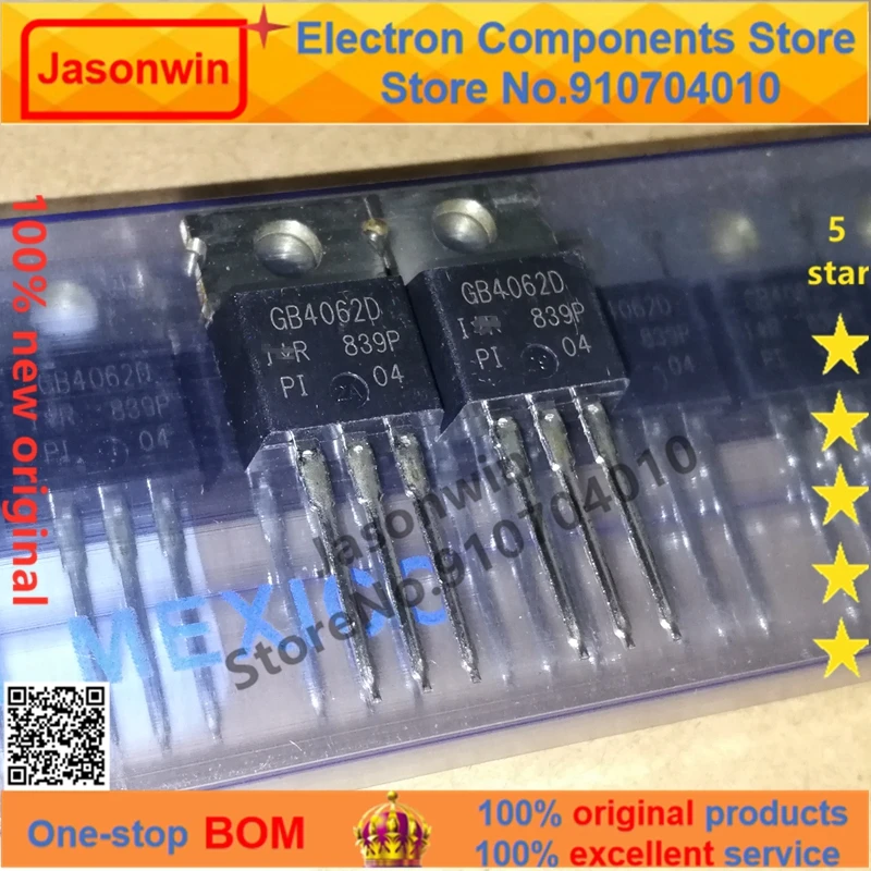 100% nuevo 50 unids/lote оригинальный MOSFET IGBT IRGB4062DPBF 600V 24A IRGB4062D TO-220 транзистор | Электронные
