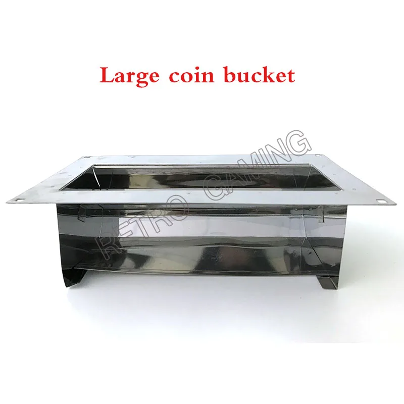 Аркадный шкаф части лотка для валют легированная сталь мета монета толкатель