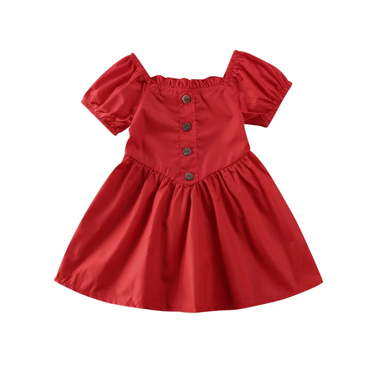 

AA 2020 Baby Girl Princess Dress Off Shoulder Party Pageant Clothes Sundress Girls Toddler Clothes Infant Dresses