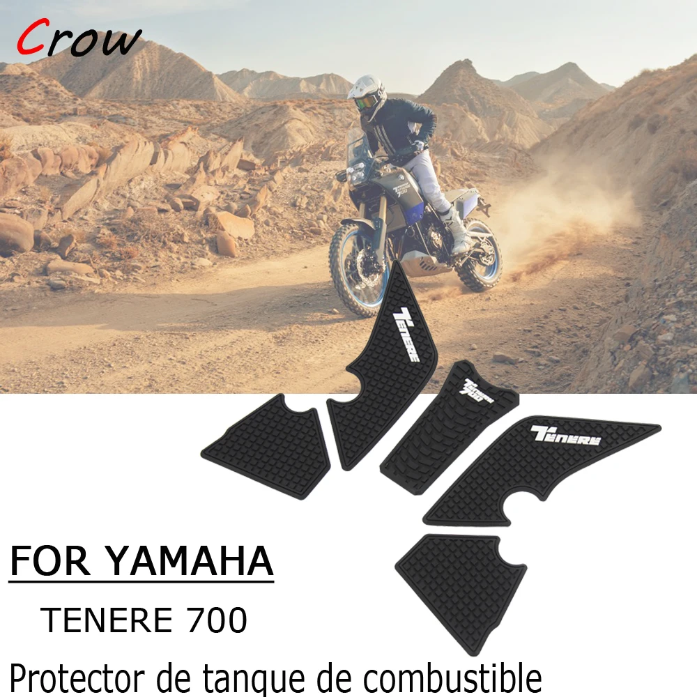 

PVC Motorcycle Side Fuel Tank Pad For YAMAHA Tenere 700 Tenere700 Adventure T700 XTZ 700 Rubber Sticker Side Pad Kit 2019 2020