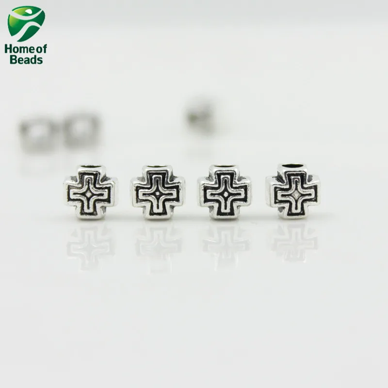 2017 новая мода оптовая продажа античный серебряный цвет крест аксессуары для