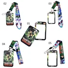 Брелок для ключей в стиле аниме Hunter X Hunter, шнурки для удостоверения личности, держатель для удостоверения личности, идентификационной Карты, аксессуары для спортзала, держатель для кредитных карт