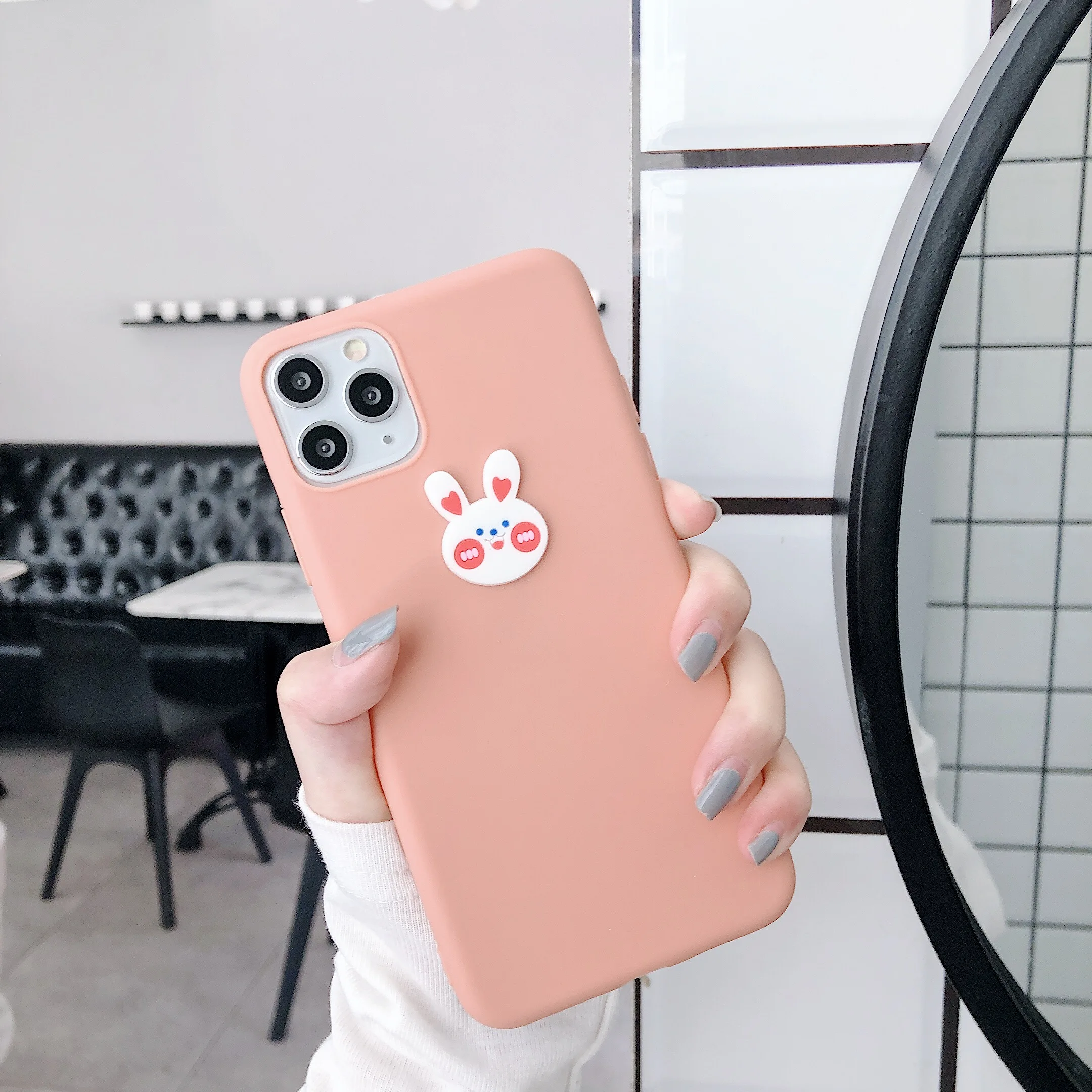 Чехол для мобильного телефона с маленьким медведем iPhone 7 Hoesje Apple cellular 8 SE 2020 Plus 11 Pro