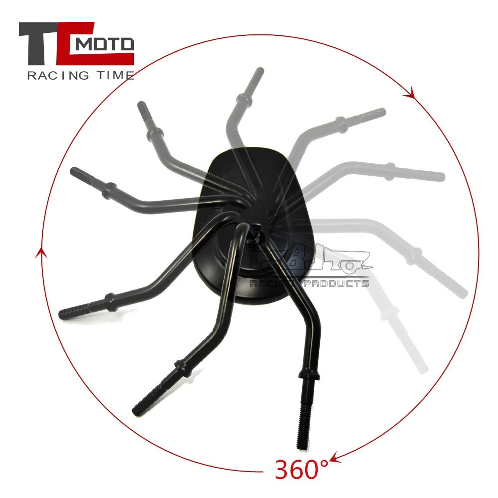 

1 Pair Motorcycle Rear View Side Mirrors For Harley Dyna Electra Glide Fatboy Iron 883 Road Glide Sportster 883 1200 Softail