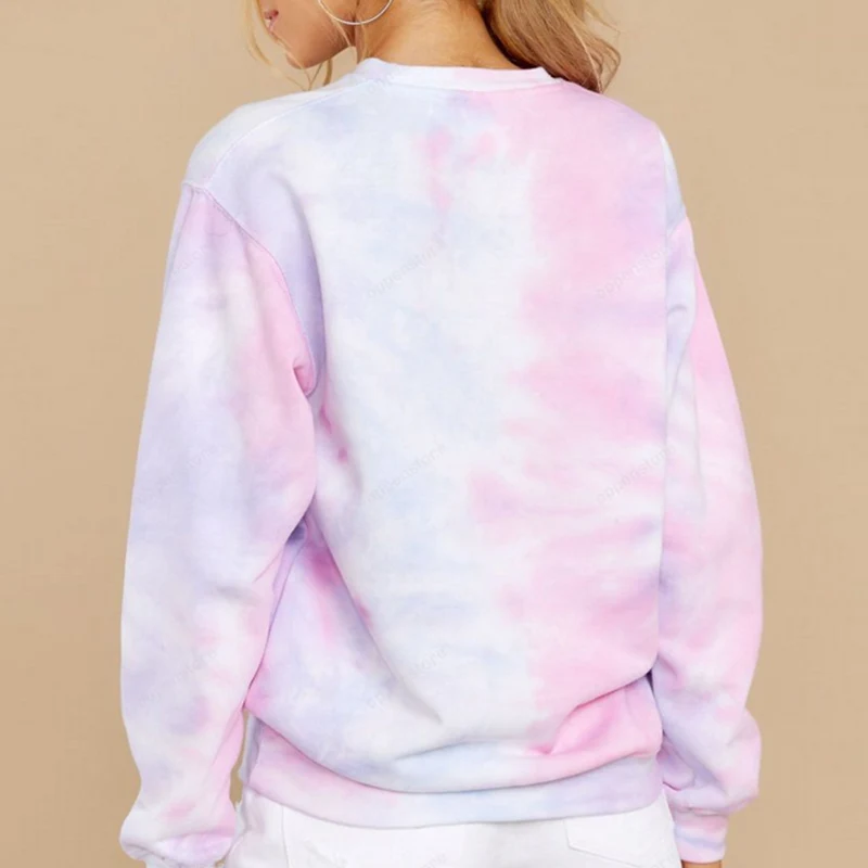 Вареный с о образным вырезом длинным рукавом женские свитшоты летняя модная