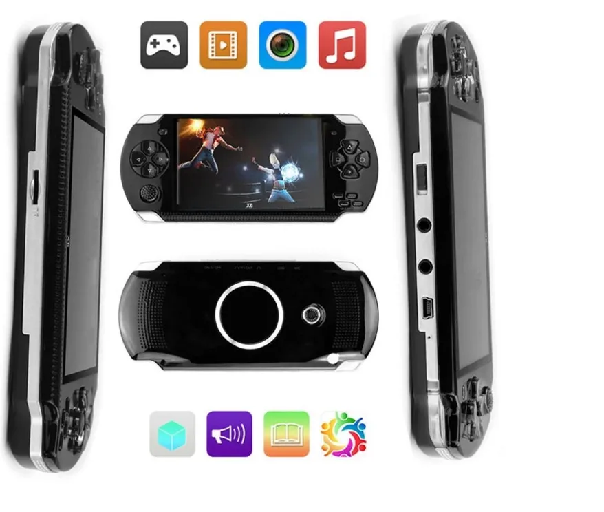 Новое поступление портативная игровая консоль X6 размер экрана 4 3 дюйма
