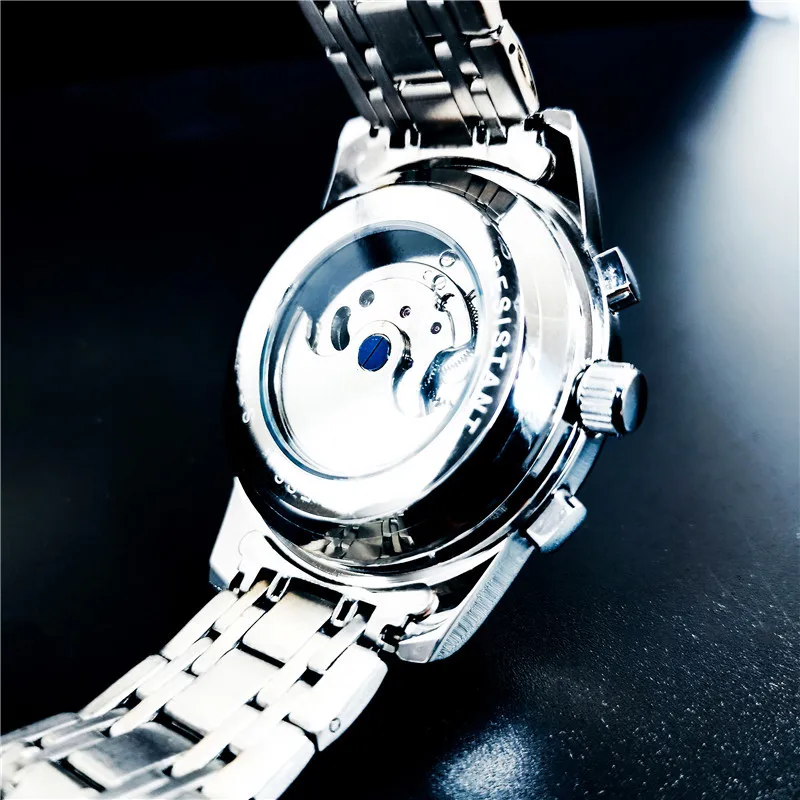 

AOKULASIC Top Brand Men's Watch Mechanical Watch Men Hollowing Out Fashion Multifunction Waterproof Automatic Wrist Watch Clock