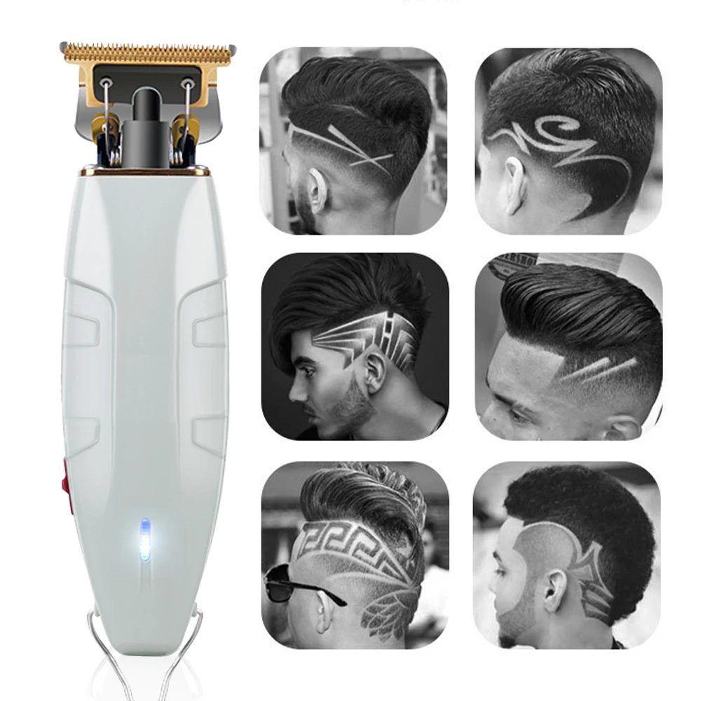 

LSJHA Men's Rechargeable Hair Clipper Barber Trimmer Powerful Electric Hair Clipper Hair Clipper Lawn Mower Hairdressing Tools