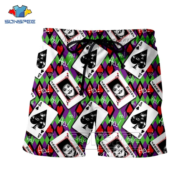 SONSPE Ha Clown Joker/забавная футболка с 3D принтом в виде игральных карт толстовка