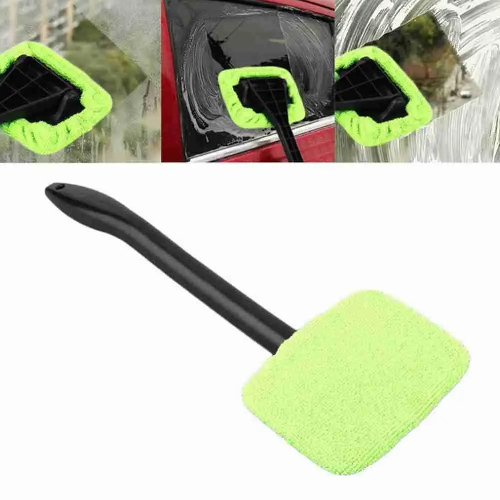 

Car Windshield Cleaning Brush Windshield Wiper Microfiber Wiper Cleaner Cleaning Brush Cleaning Wash Tool With Long Handle NEW