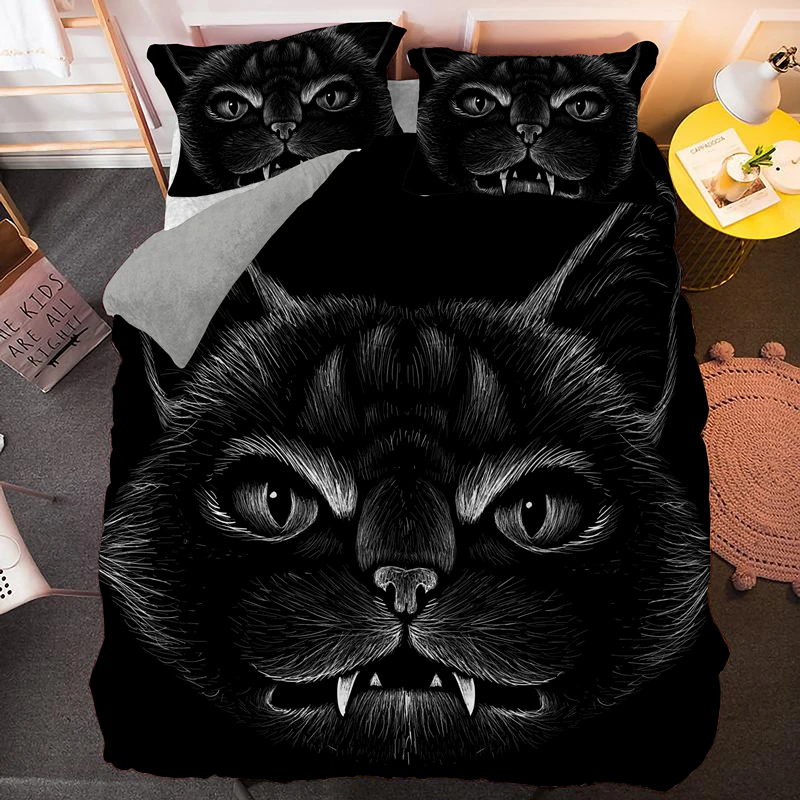 Роскошный комплект постельного белья с принтом животных совы тигра собаки