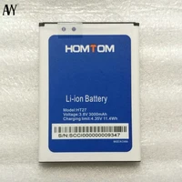 avy battery for homtom ht27 mobile phone replacement li ion batteries 3000mah bateria 100 tested in stock