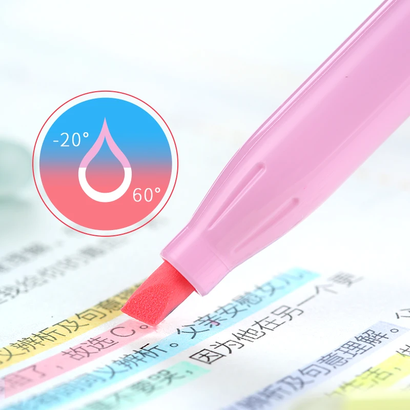 

1 pc Pilot SW-FL Frixion Erasable Soft Light Pastel Color Normal Colour Highlighter School Study 12 Colors