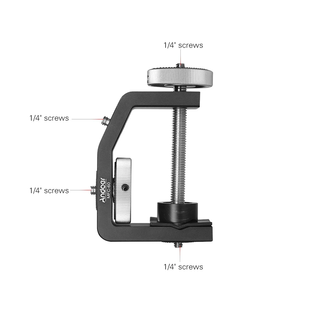 Andoer MFC-60 Heavy Duty фотографии стол дерево зажим многофункциональный c-образный окна