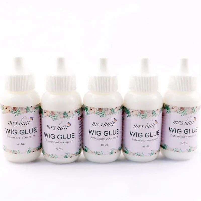 40ML Lace Wig Glue WaterProof Wig Bonding Glue Invisible Adhesive With 1 Bottle Remover For Lace Wig Adhesives Bobo Wig Bond