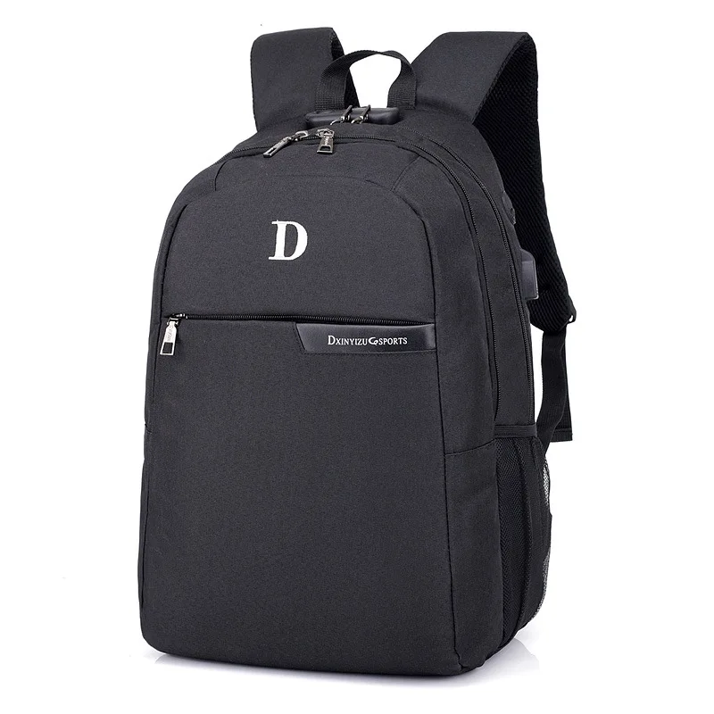 Новинка рюкзак с паролем и защитой от кражи Женская Студенческая сумка usb