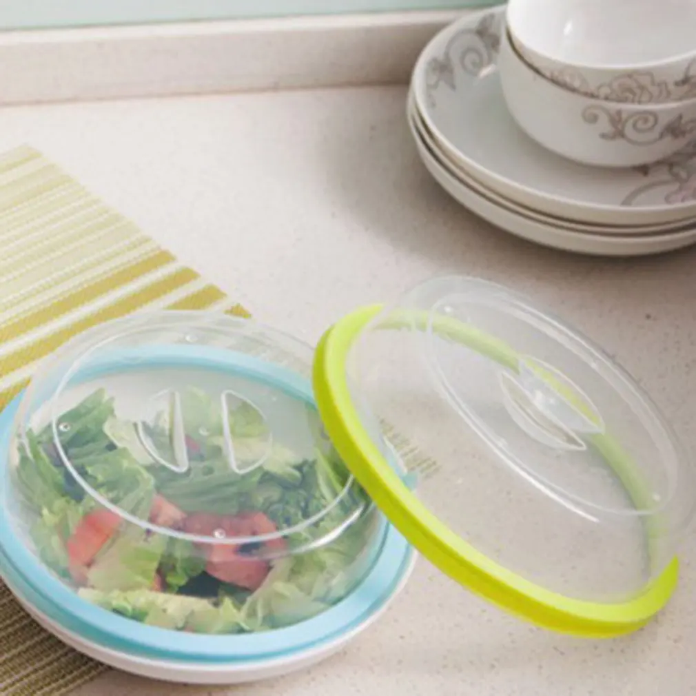 

Professional Microwave Food Anti-Sputtering Cover With Handle Heat Resistant Lid For Microwave Food Cover