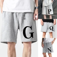 casual shorts men 2022 summer new straight fashion loose short pants letter printed quick dry cool short comfortable pants male