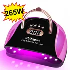 256 Вт УФ-светодиодная лампа для ногтей для сушки ногтей, сушилка для гель-лака с датчиком движения, профессиональная УФ-лампа для маникюрного салона, инструменты для сушки