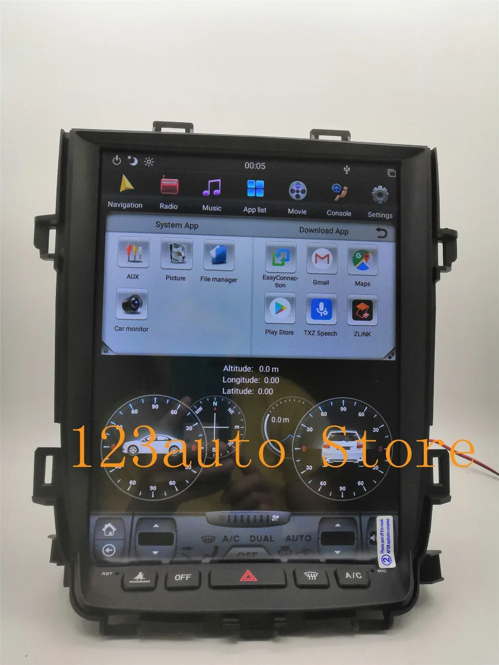 12,1 ''вертикальный Tesla стиль Android 8,1 автомобильный DVD gps навигационный плеер Радио для Toyota alphard Vellfire 20 серии 2010- ips