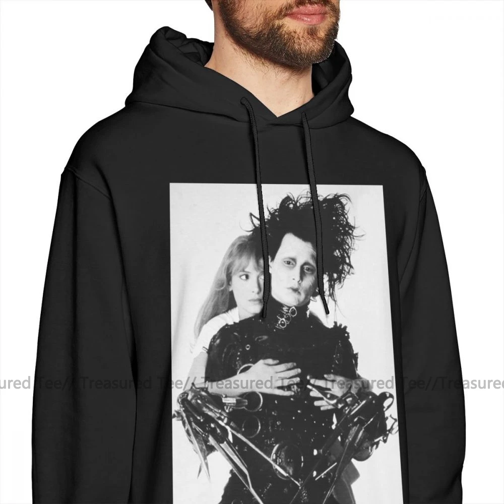 Толстовка Эдварда сissorhands Depp Ryder Edward Scissorhands толстовки мужские повседневные Пуловеры худи хлопковые красные зимние толстовки
