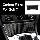 Автомобильная наклейка для интерьера из углеродного волокна, автомобильная пепельница, панель, крышка, отделка, декор для Volkswagen VW Golf 7 GTI R GTE GTD MK7, автомобильные аксессуары