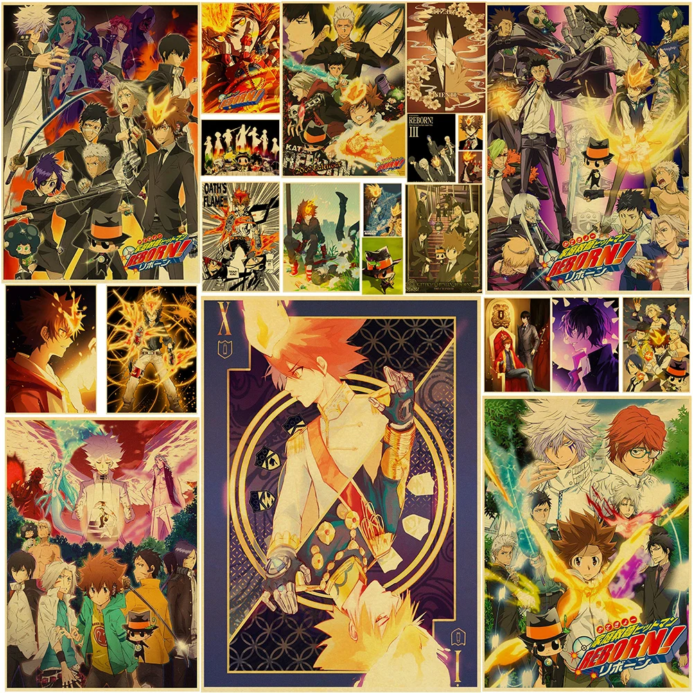 

90s Anime Jujutsu Kaisen Posters Kraft Paper Prints Home Nostalgia Bedroom Painting Nostalgia For Home Decor Decoration Salon