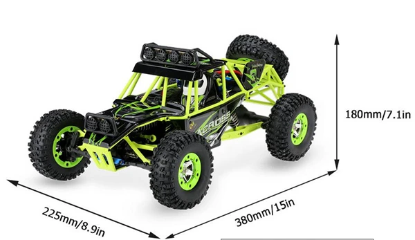 Parkten Wltoys 12428 1/12 полноприводный гусеничный Радиоуправляемый автомобиль со