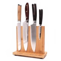 Leeseph Magnetic Knife Holder - Bamboo Wood Magnetic Knife Guard Holder, Organizer Block Without Knives kitchen accessories