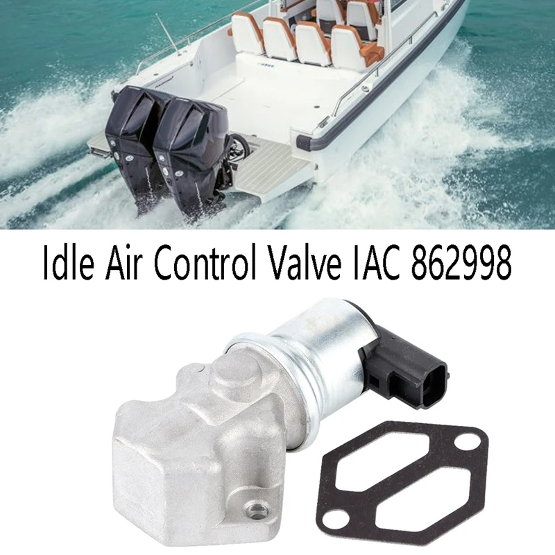 

Idle Air Control Valve IAC 862998 for Mercruiser Mercury Marine MPI V6 V8 5.0 5.7 Engines Replacement Air Control Valve