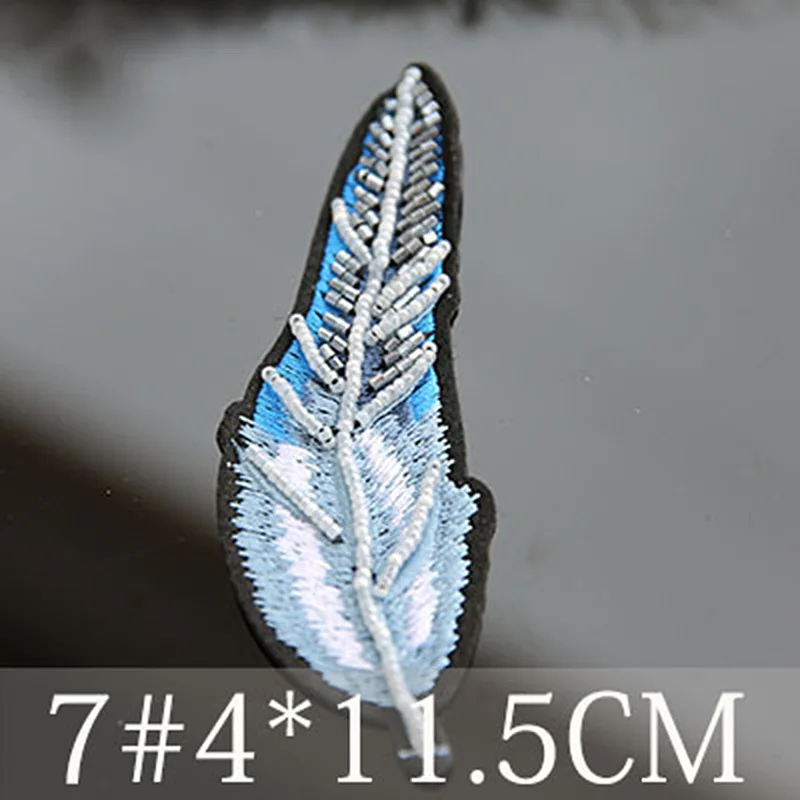 Индивидуальные различные перья из бисера патч для DIY ручной работы ремесло