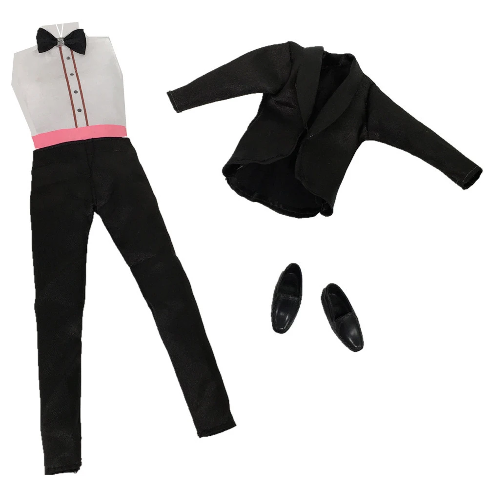 Один шт. Повседневная Одежда для куклы рубашка мальчика костюм штаны Мужская