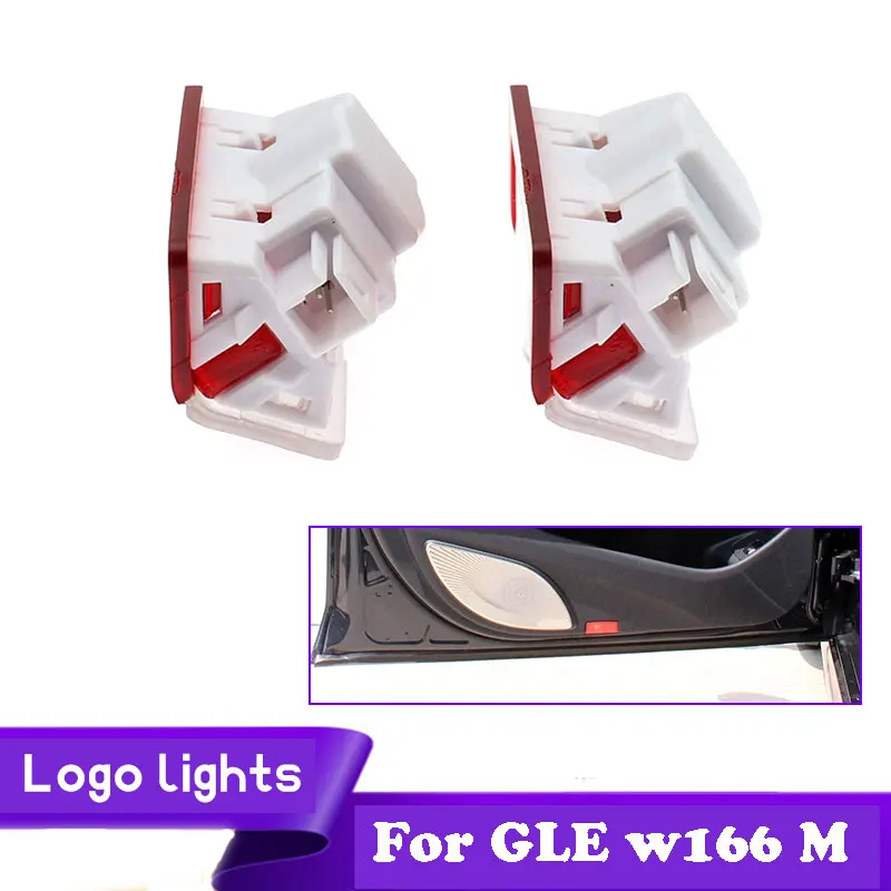 

2 шт. для Mercedes Benz логотип Добро пожаловать светильник двери автомобиля светодиодный лазерный проектор для GLE w166 M Ghost Shadow светильник