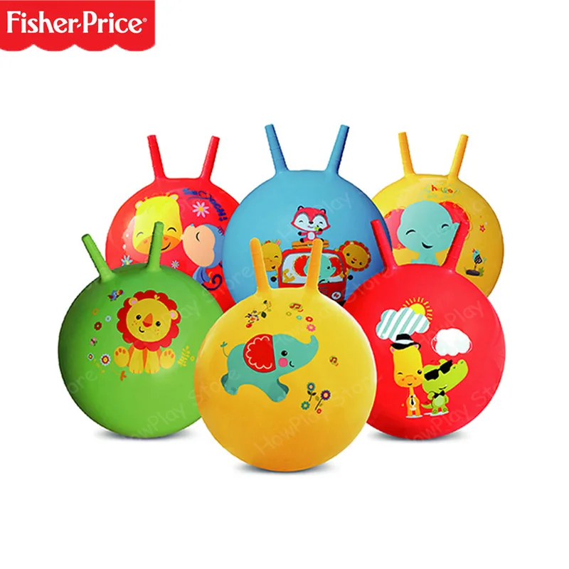 Fisher Price детские игрушечные мячи прыгающий мяч детский сад мультфильм животных