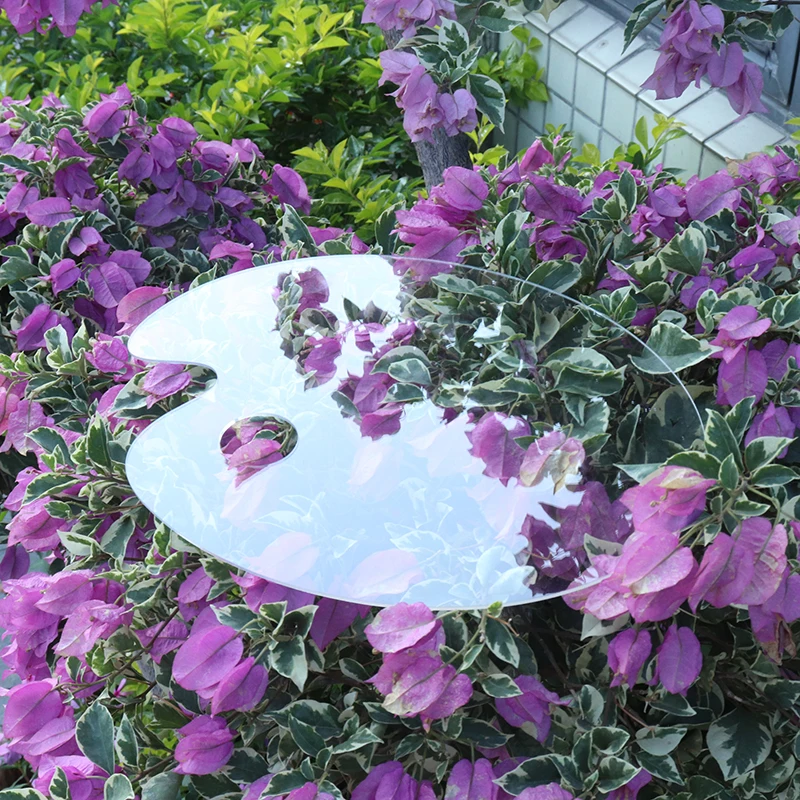 Палитра для акриловых красок прозрачная гуашь художественная легко очищающаяся