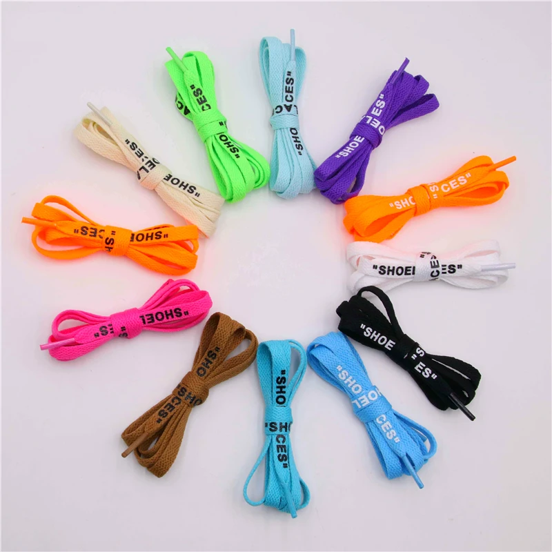 

Coolstring Foot Wearing Accessories 8MM Polyester Flat Cordon Easy Tie Shoe Rope Sneaker Basketball Replacemence Lace Wholesale