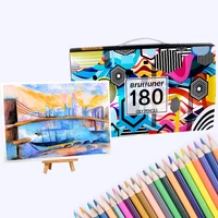 sketching painting oil pencil artist professional color pencils set 48180 colors for kids students drawing school art supplies